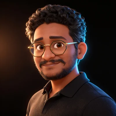 Illustrated portrait of Rakesh Ralla